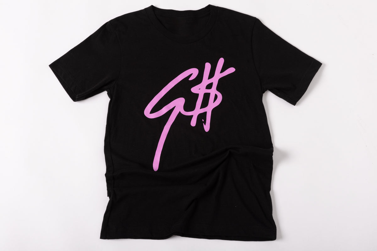 Black Tee Big G$ Logo