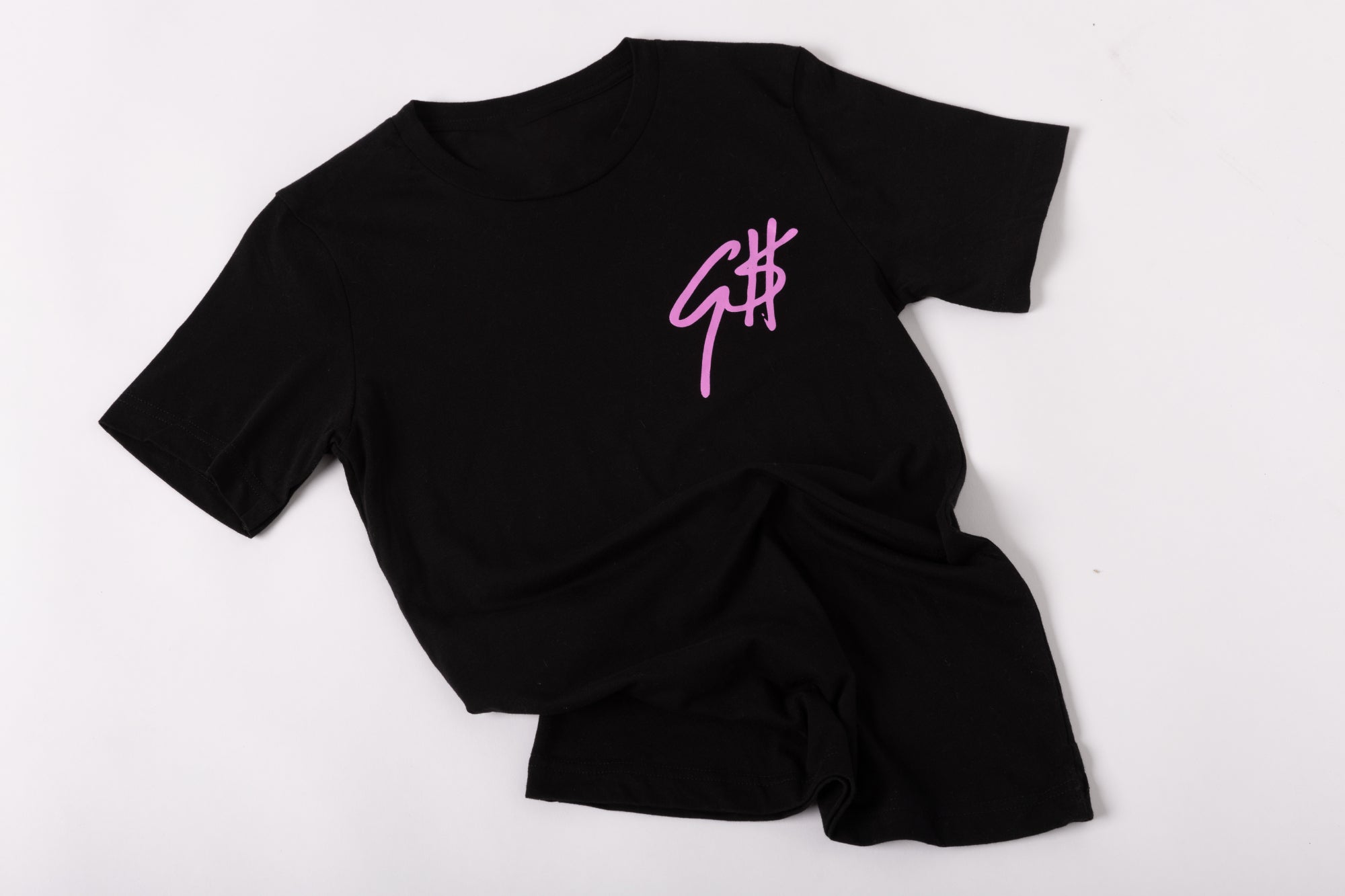 Black Tee Small G$ Logo