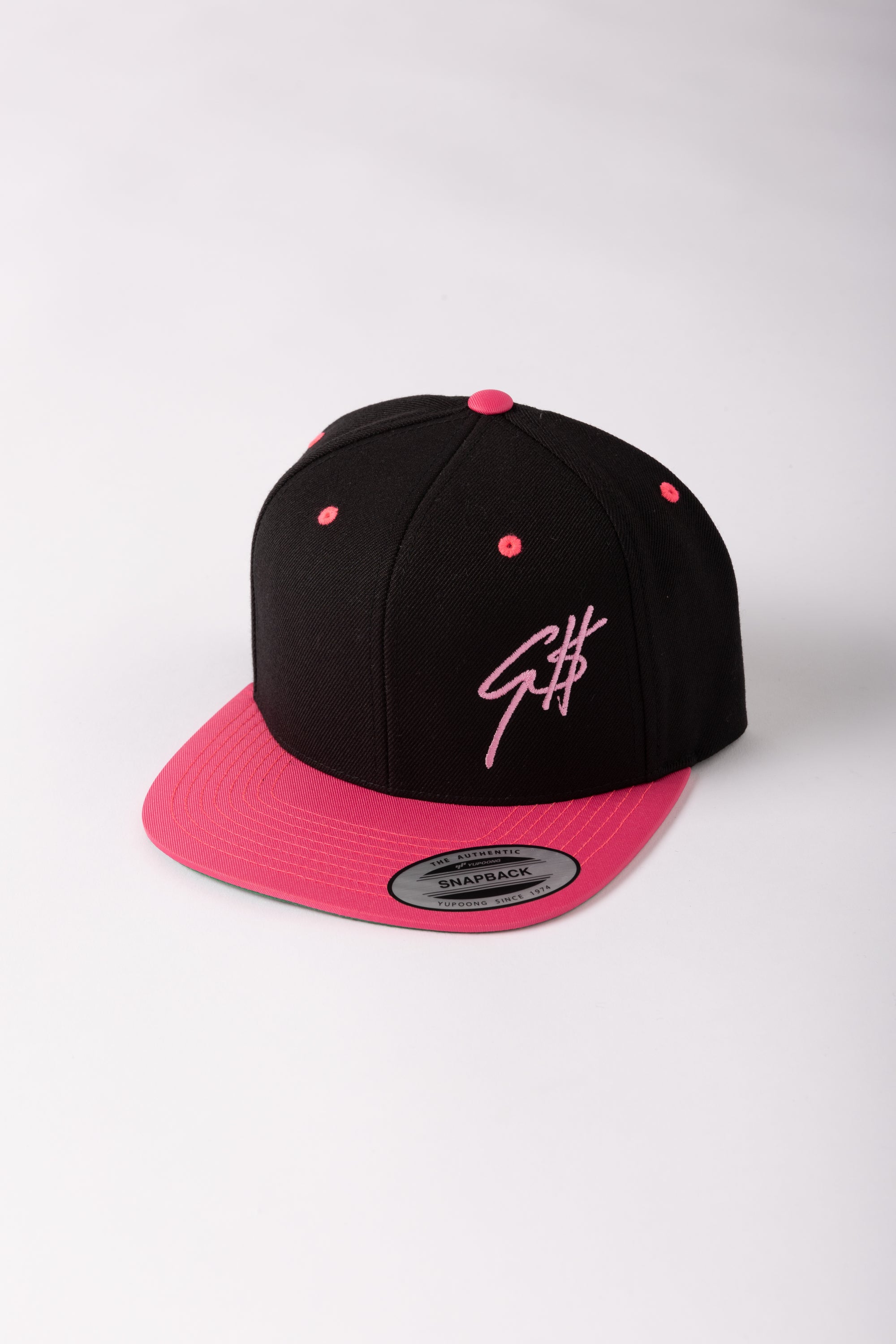 Pink & Black Snap Back