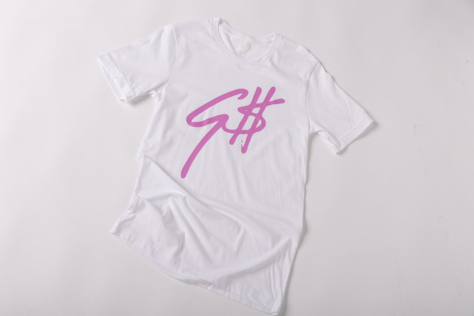 White Tee Big G$ Logo